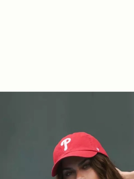 71W5mVHjZWL._AC_SY350_QL65_.jpg \'47 OS Hat Philadelphia Phillies Baseball Cap Red 100% cotton Anthropologie NWT